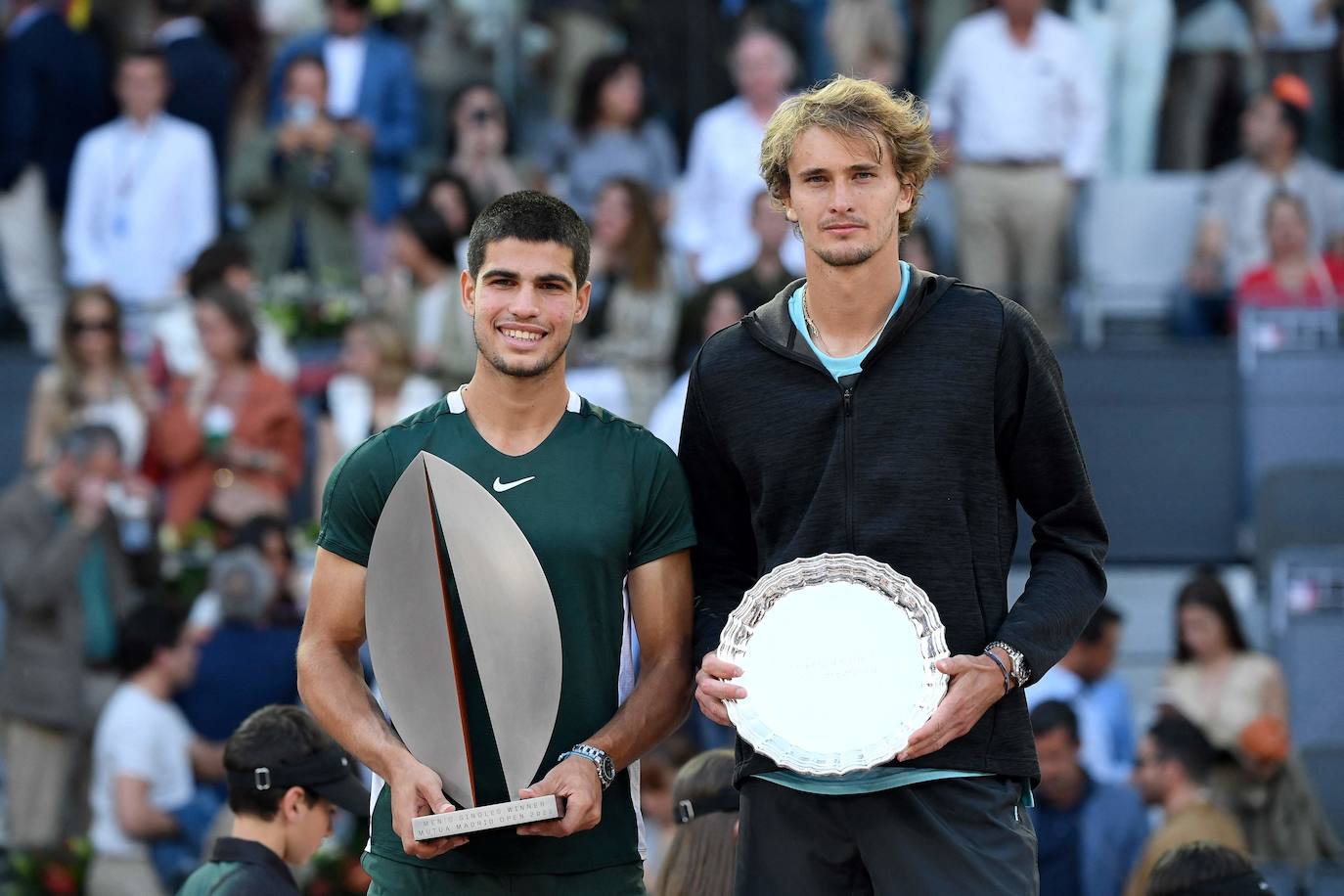 Fotos: La final del Masters de Madrid entre Carlos Alcaraz y Alexander Zverev, en imágenes