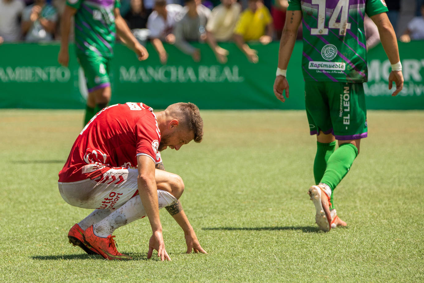 Fotos: La derrota del Real Murcia frente al Mancha Real, en imágenes