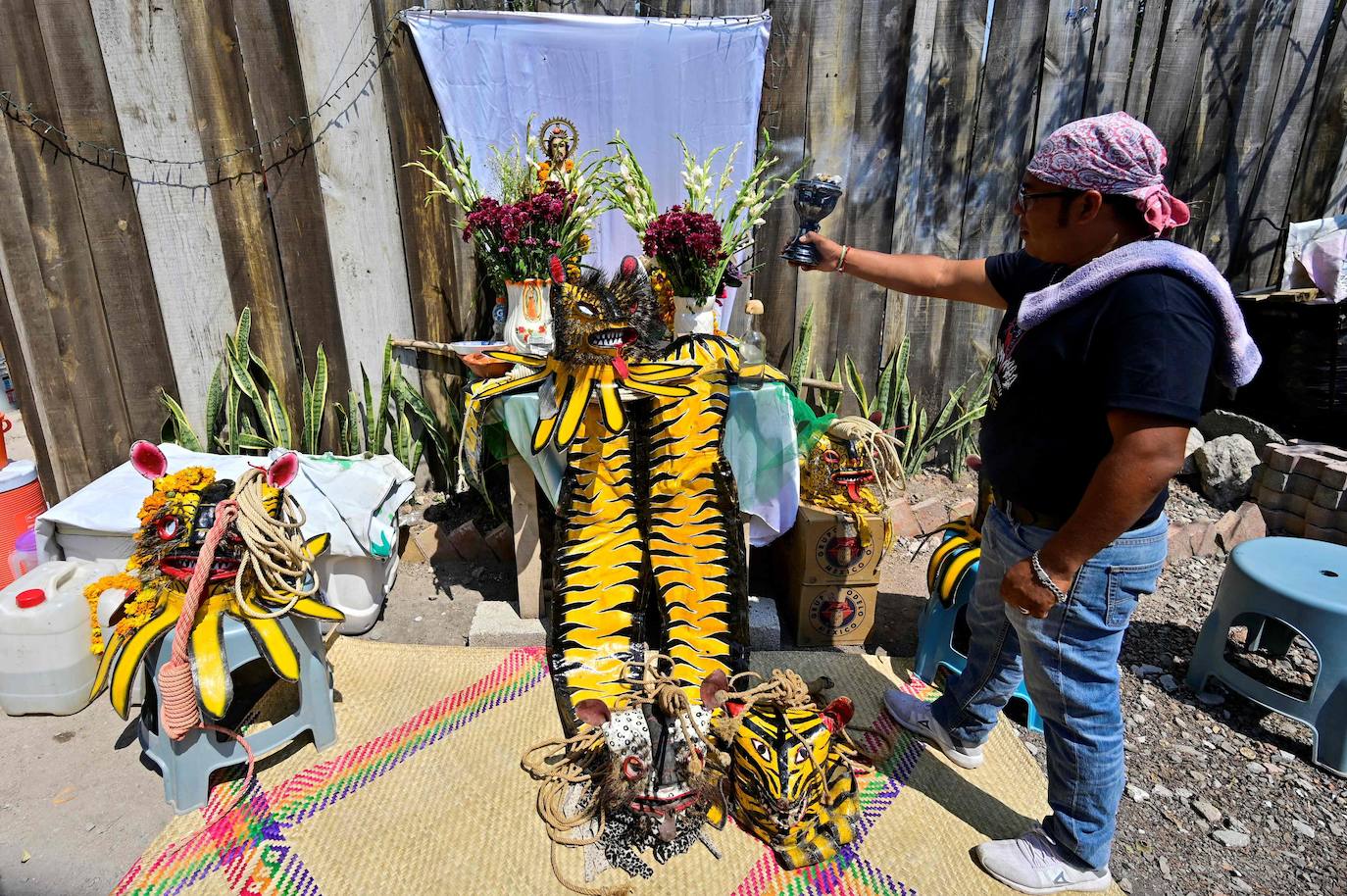 Fotos: Ritual al dios de la lluvia