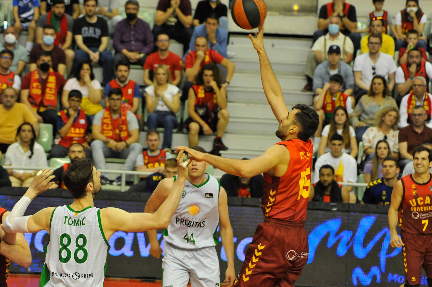 Fotos: La derrota del UCAM Murcia frente al Joventut, en imágenes