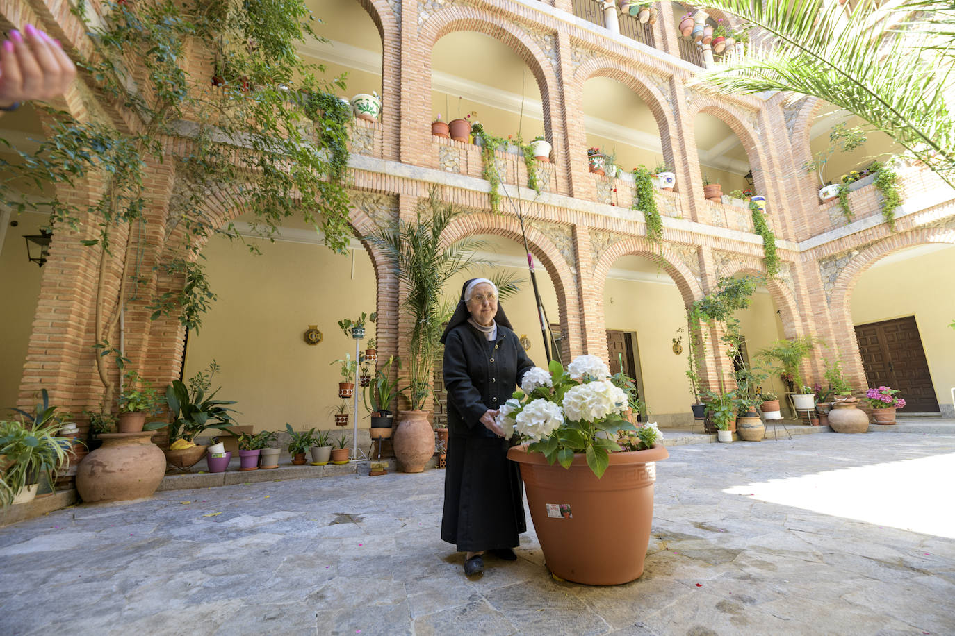 Fotos: Las monjas benedictinas esperan con emoción el regreso de la Virgen de la Fuensanta