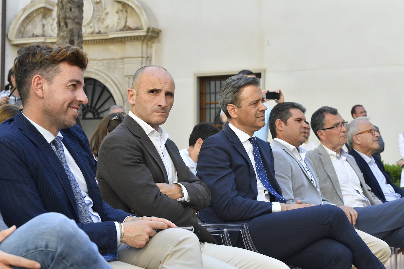 Fotos: Carlos Alcaraz en su encuentro con jóvenes tenistas de la Región de Murcia