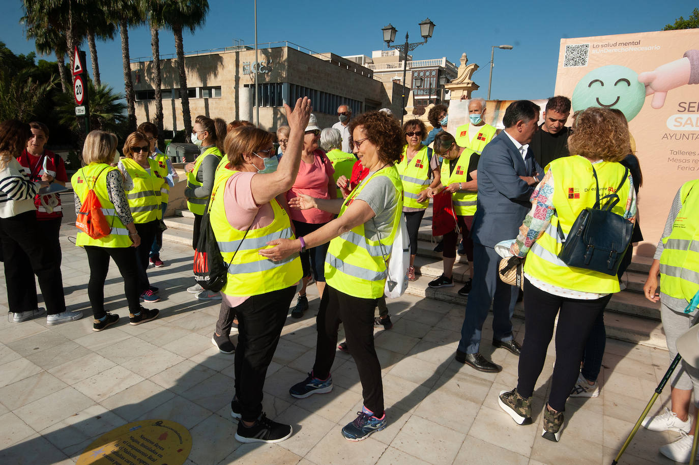 Fotos: Marcha en Murcia por el bienestar emocional