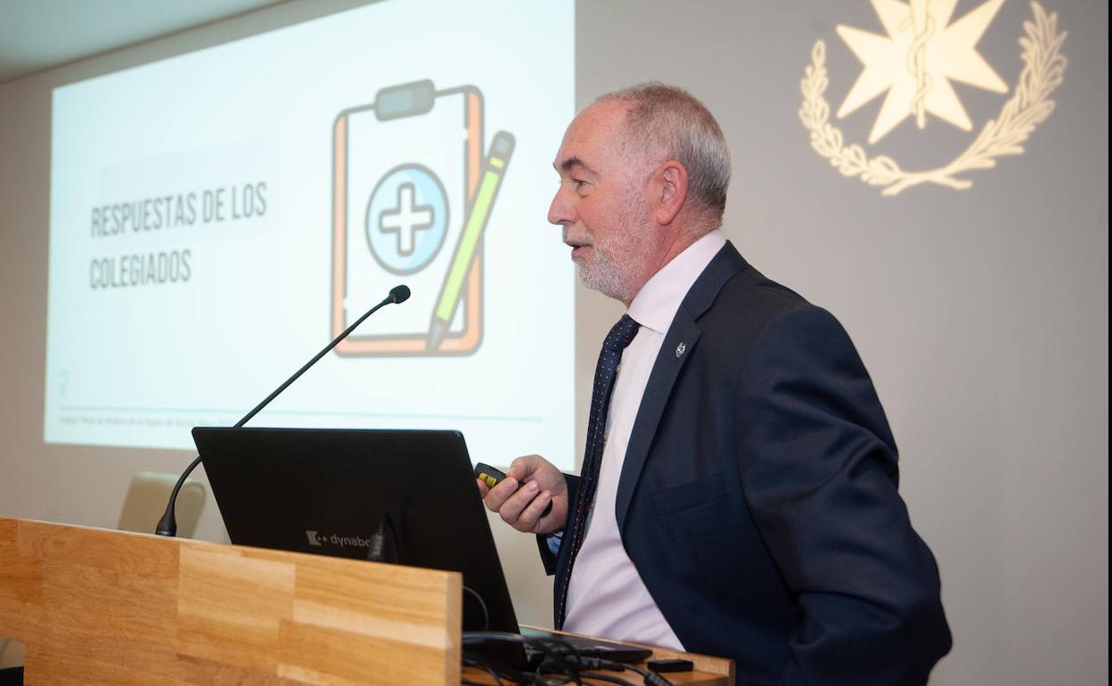 Francisco Miralles, en la rueda de prensa de este viernes.