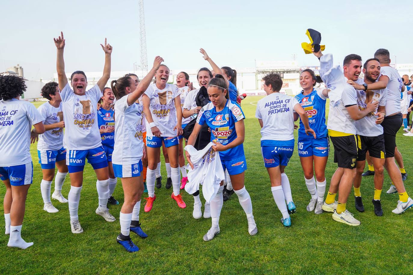 Fotos: La celebración del ascenso del Alhama a Primera, en imágenes