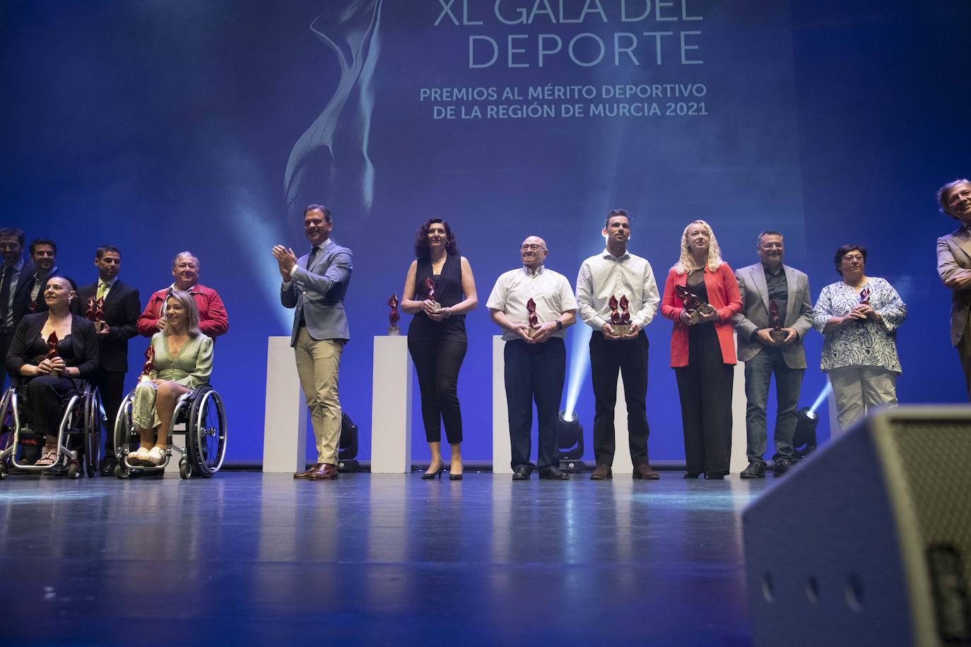 Fotos: El deporte regional agasaja a Pedro Acosta y Carlos Alcaraz