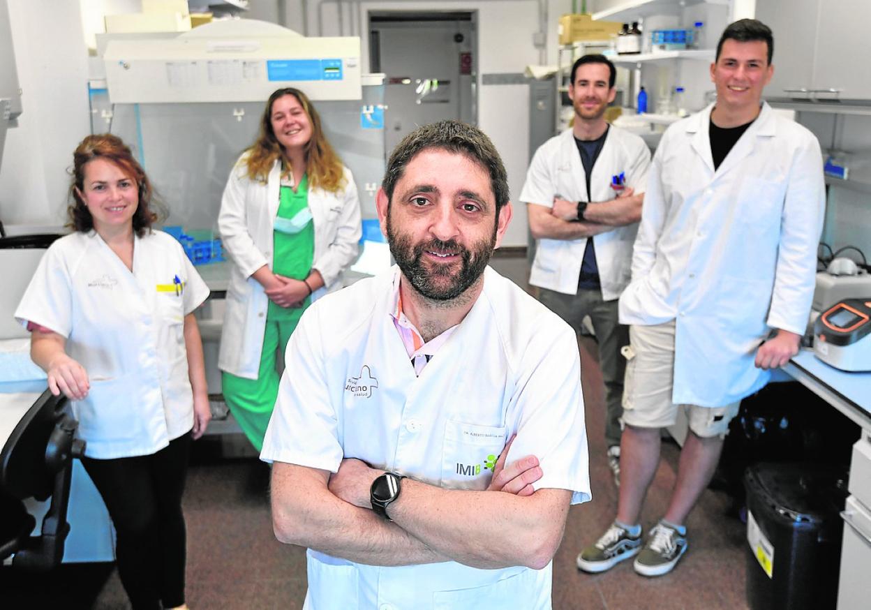 Alberto Baroja lidera el Grupo de Investigación en Inflamación y Trasplante Hepático del IMIB. 