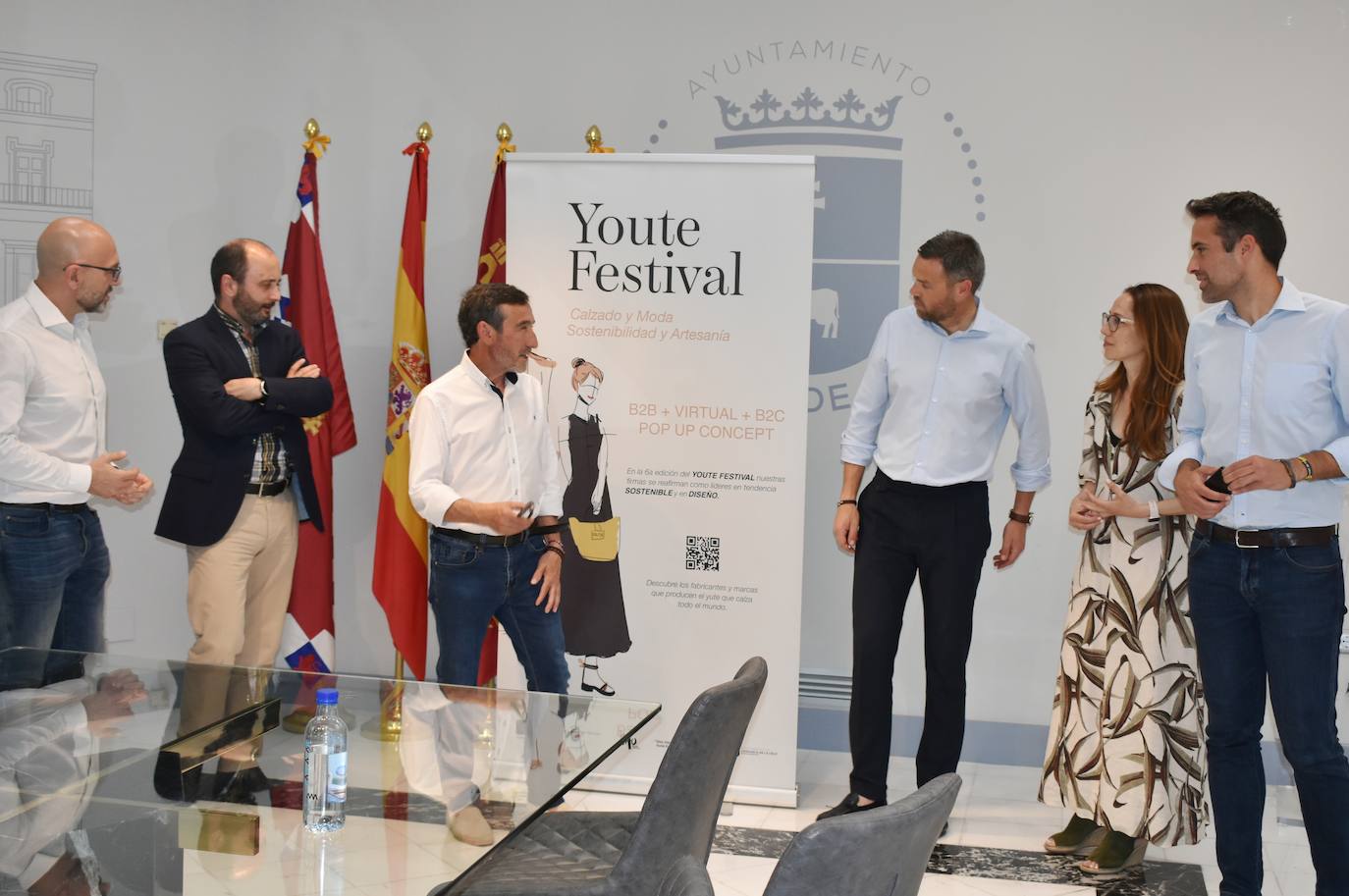 La presentación de la feria tuvo lugar en el Ayuntamiento de Caravaca. 