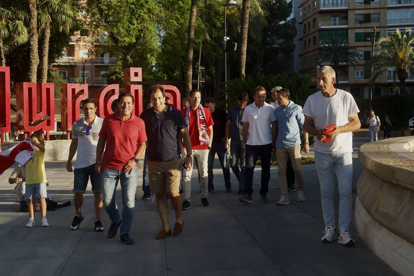 Fotos: Encuentro de 14 exjugadores que ascendieron con el Real Murcia