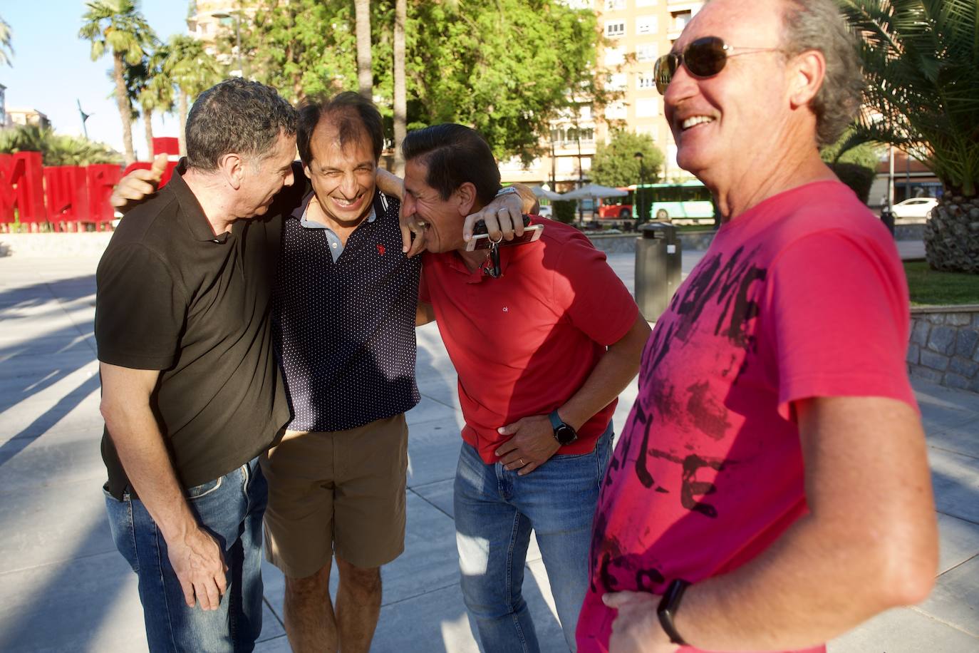 Fotos: Encuentro de 14 exjugadores que ascendieron con el Real Murcia
