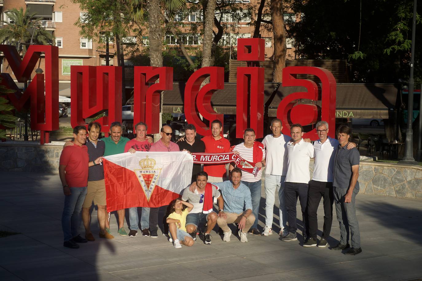 Fotos: Encuentro de 14 exjugadores que ascendieron con el Real Murcia