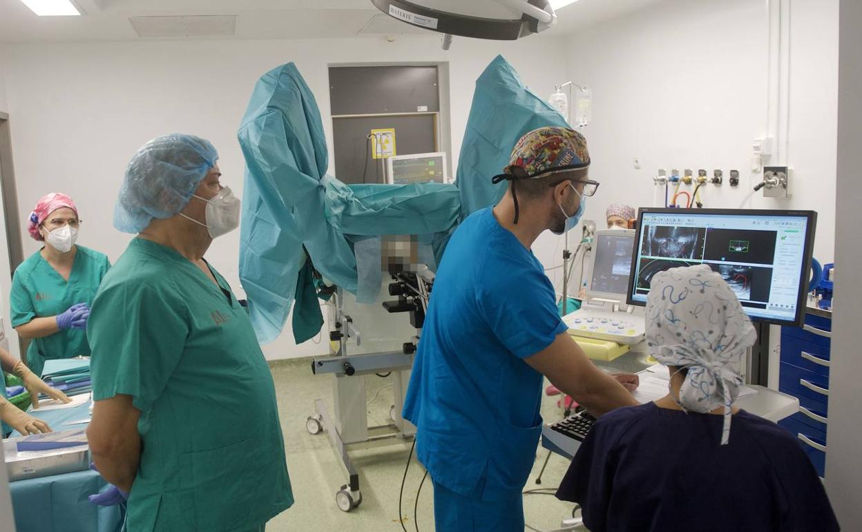 Imagen de archivo de las instalaciones de oncología radioterápica en el Hospital Virgen de la Arrixaca. 