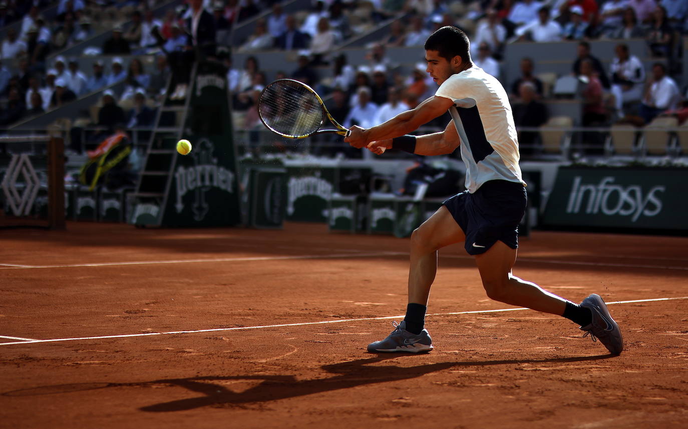 Fotos: Carlos Alcaraz se despide de Roland Garros tras caer ante Zverev