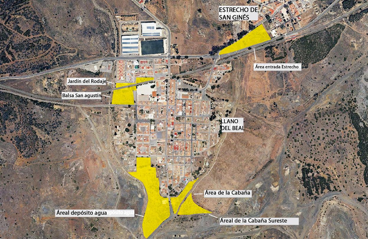 Los vecinos exigen dar prioridad al sellado de diez balsas y terrenos mineros urbanos en el distrito de El Beal de Cartagena