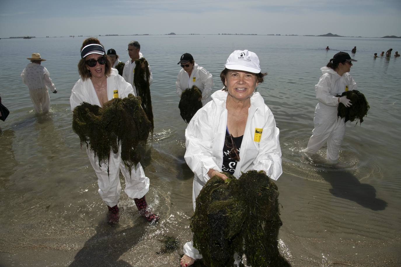Fotos: Los actos simbólicos de protesta en el Mar Menor por el Día Mundial del Medio Ambiente