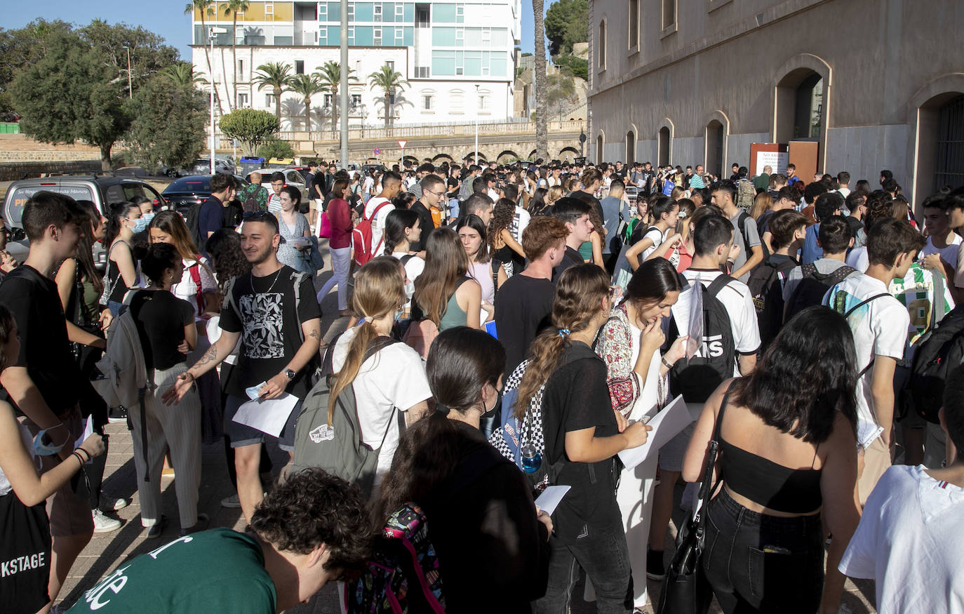 Fotos: Las pruebas de la Ebau en la Región de Murcia, en imágenes