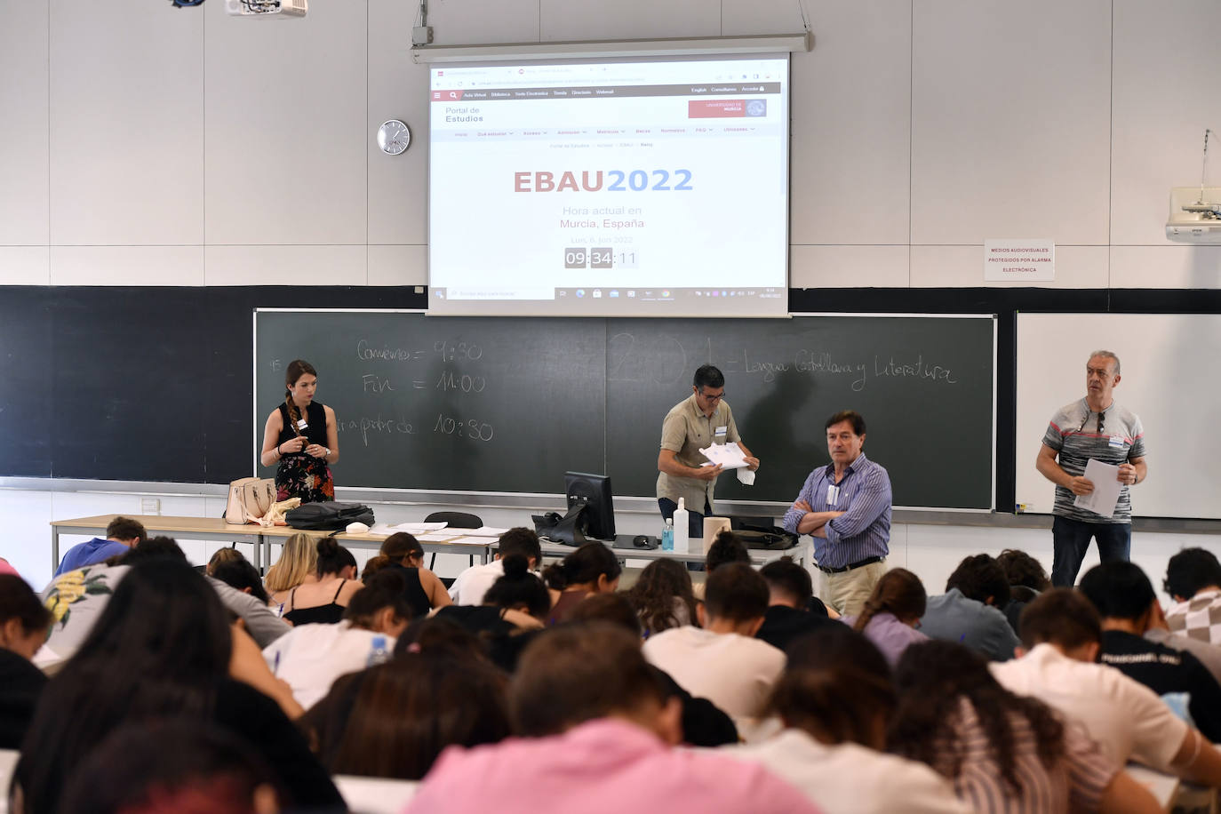 Fotos: Las pruebas de la Ebau en la Región de Murcia, en imágenes