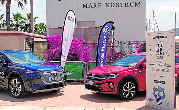 El Audi Q4 e-Tron Sportback y el Volkswagen Taigo, protagonistas del evento. 