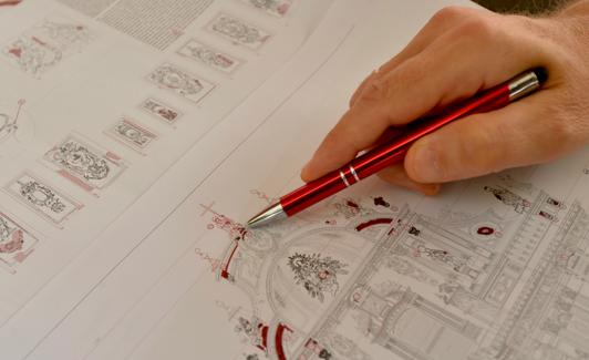 Detalle de uno de los planos del proyecto de rehabilitación.