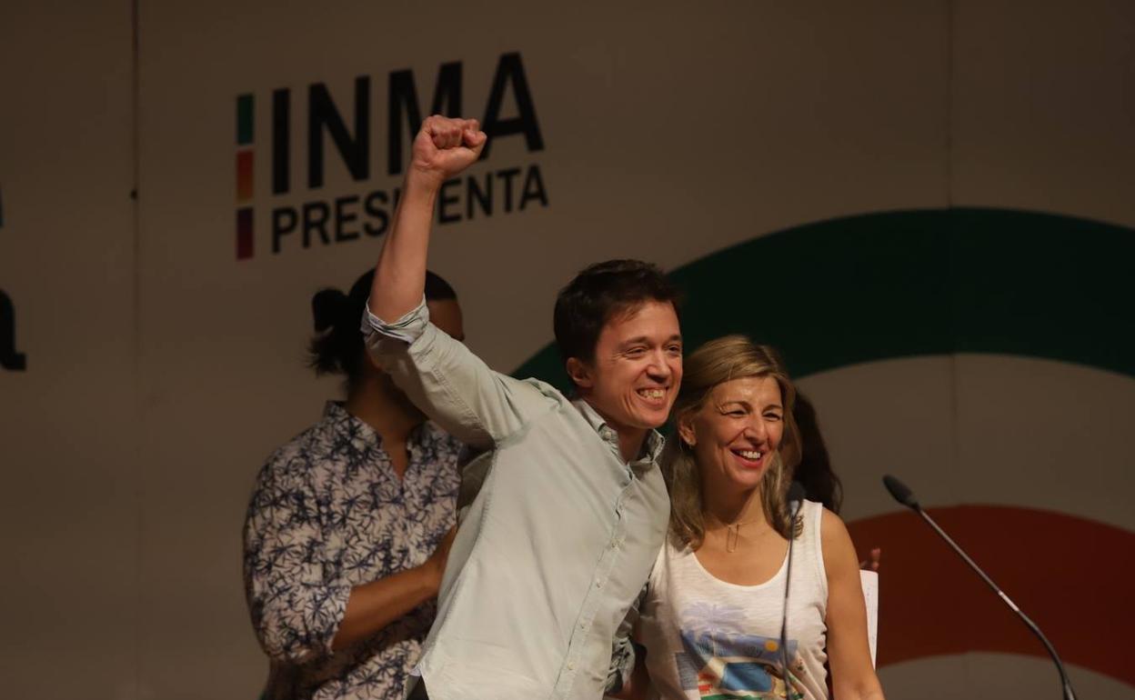 Díaz orilla a Podemos y se abraza a Errejón para construir su «frente amplio» electoral