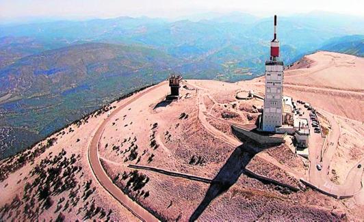 Cumbre del Mont Ventoux. 