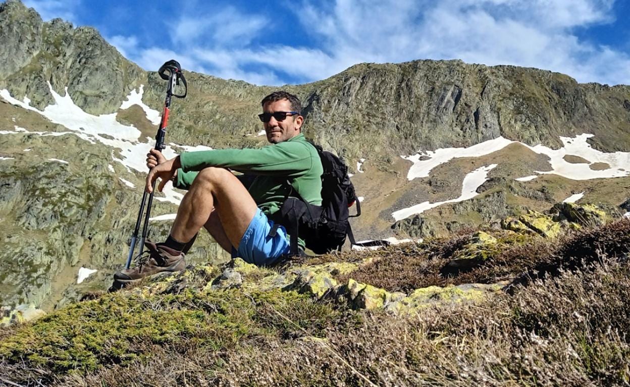 José Carlos Ruiz, parapentista del Club Vuelo Libre Alhama. 