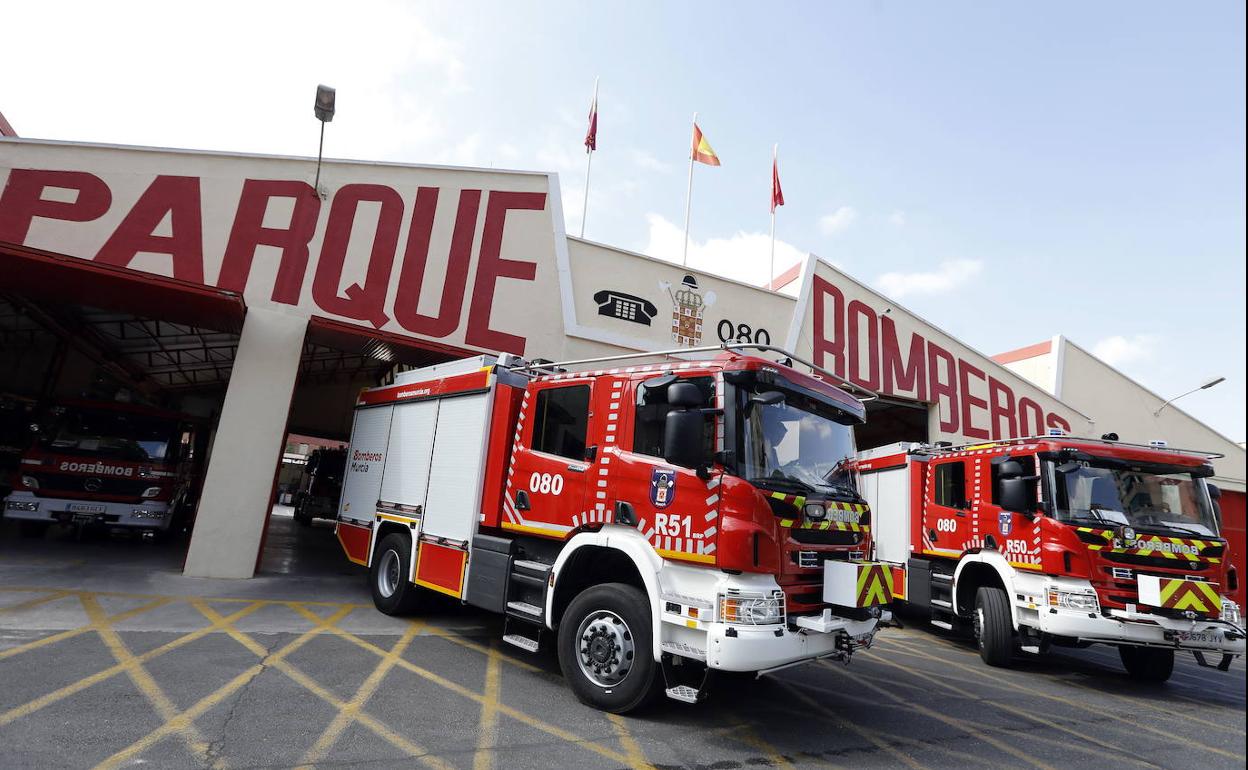 Parque de bomberos del Infante, en Murcia