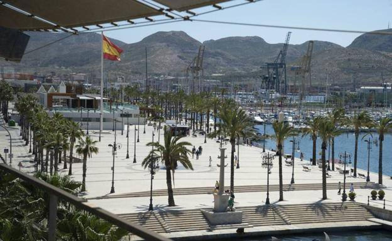 La explanada del Muelle de Alfonso XII, en una fotografía de archivo. 