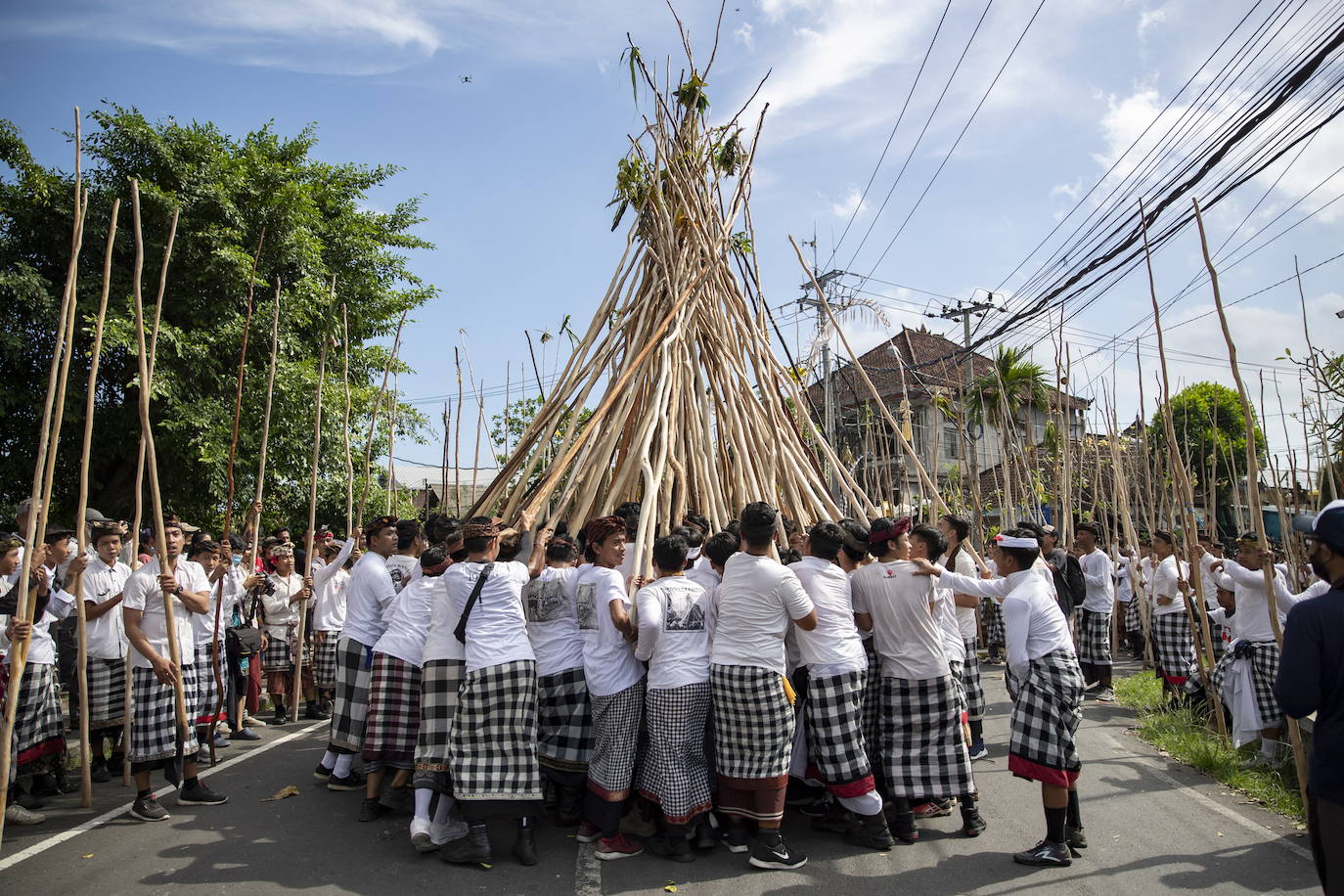 Fotos: El poder de los palos balineses