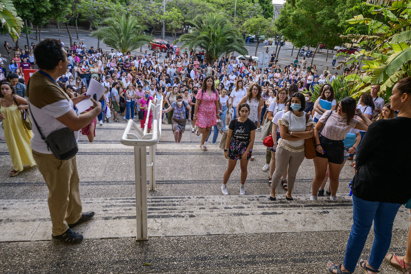 Fotos: Las oposiciones a maestro en la Región de Murcia, en imágenes