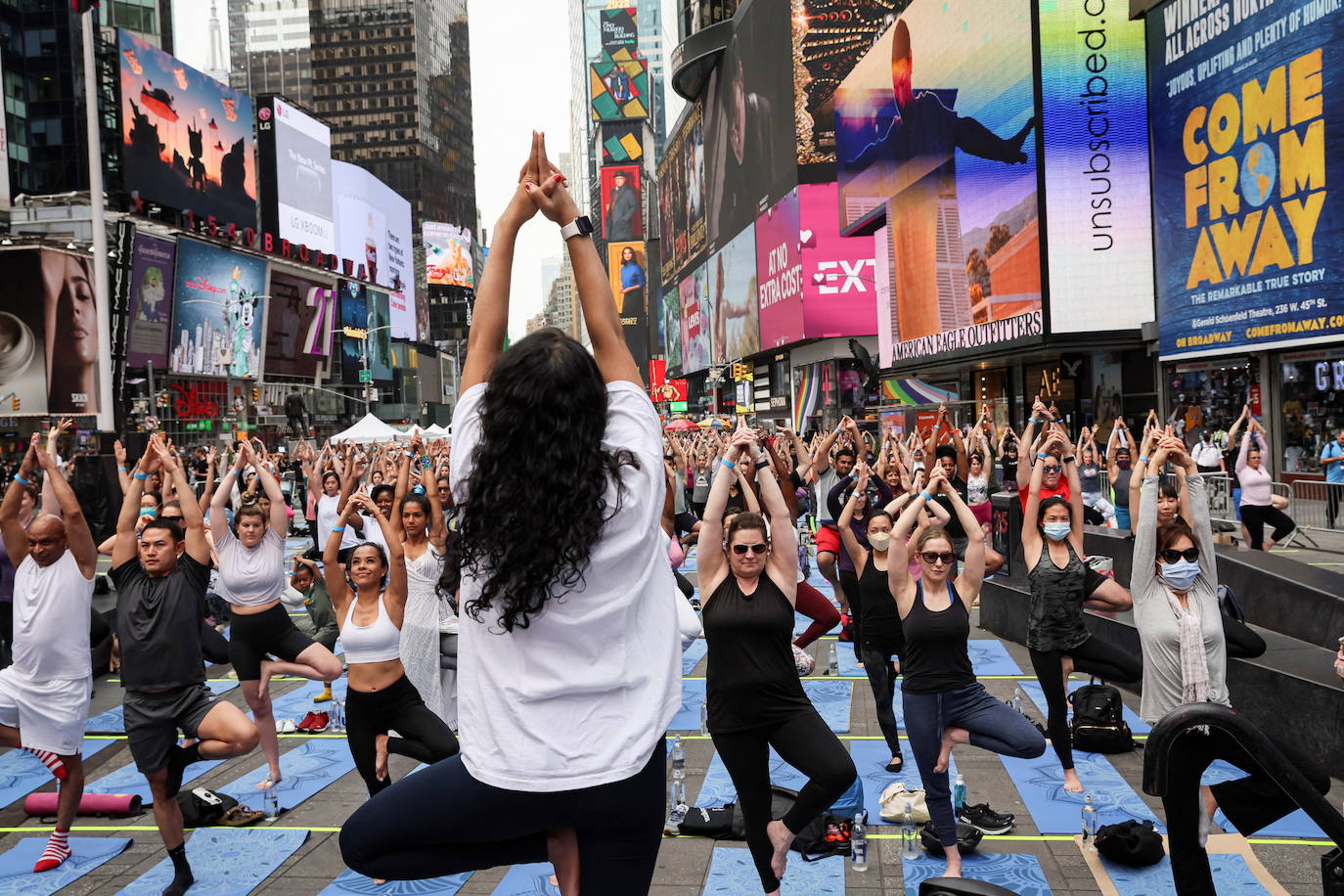 Fotos: La fiesta mundial del yoga