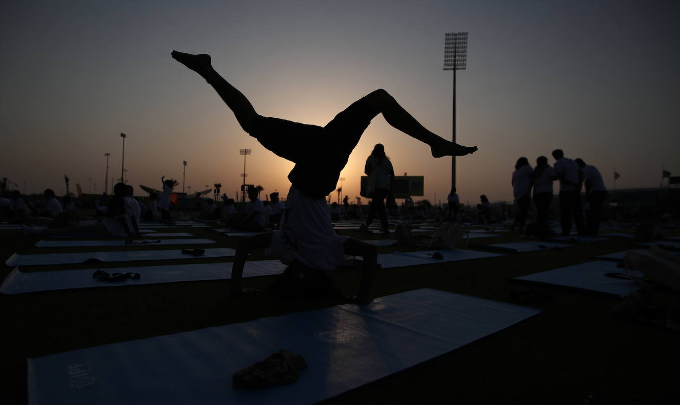 Fotos: La fiesta mundial del yoga