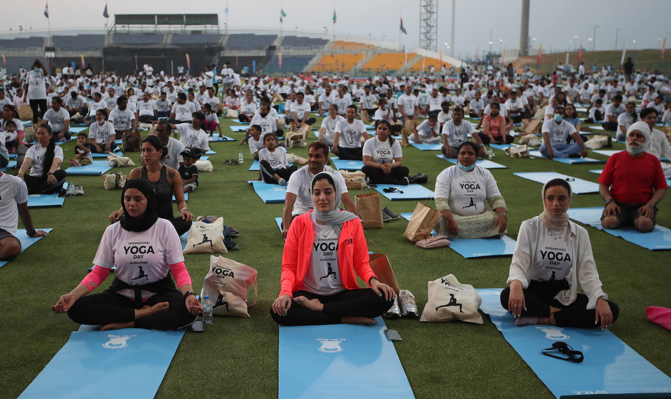 Fotos: La fiesta mundial del yoga