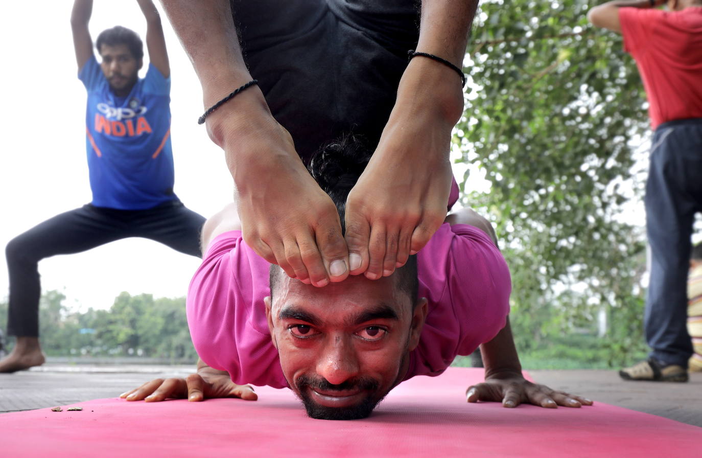 Fotos: La fiesta mundial del yoga