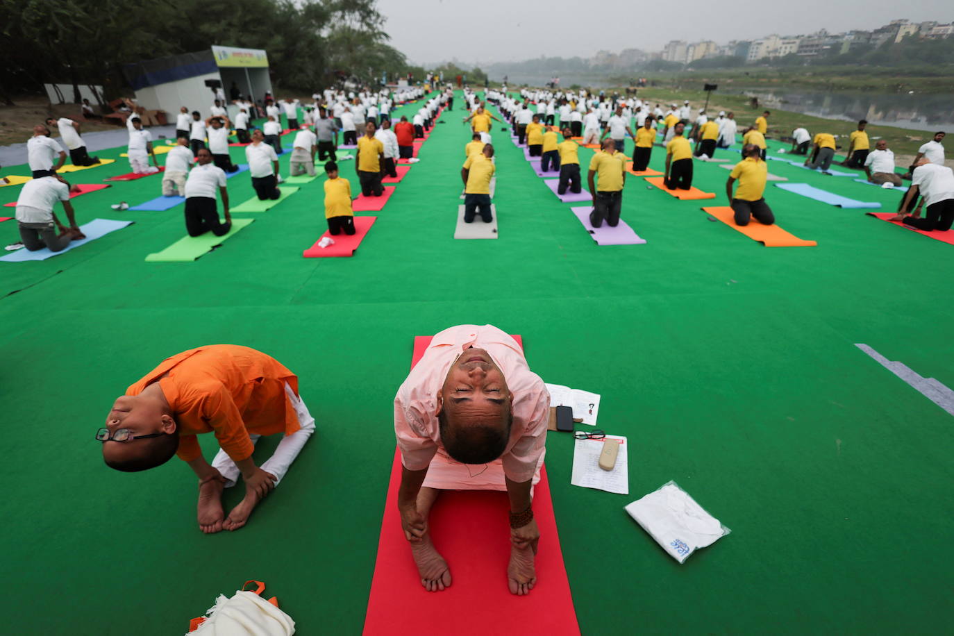 Fotos: La fiesta mundial del yoga