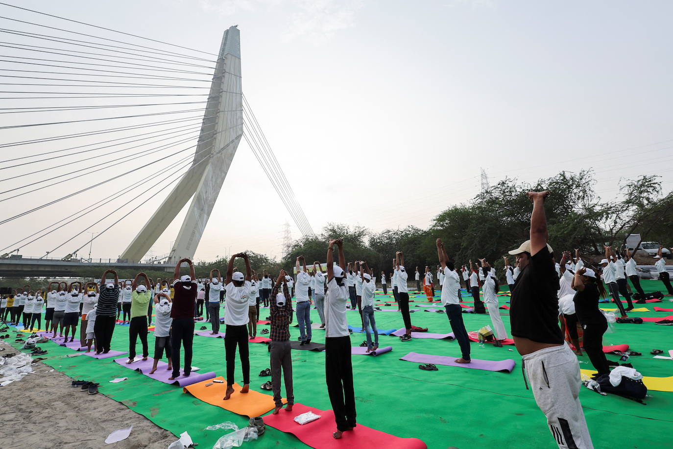 Fotos: La fiesta mundial del yoga