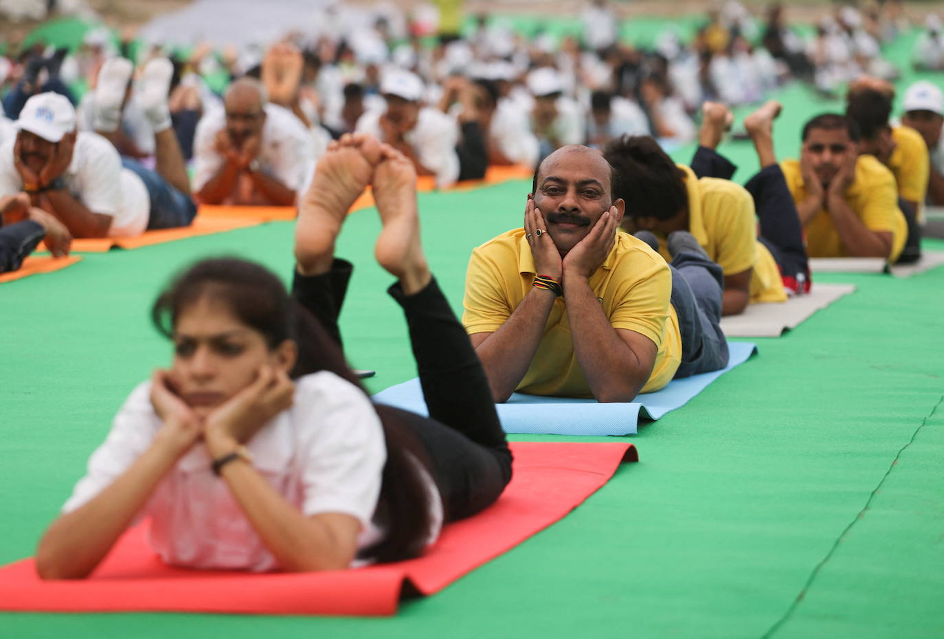 Fotos: La fiesta mundial del yoga