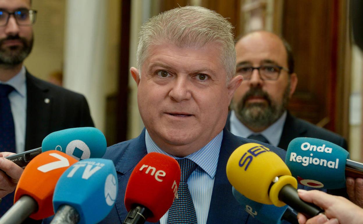 El delegado del Gobierno en la Región de Murcia, José Vélez, en una fotografía de archivo.