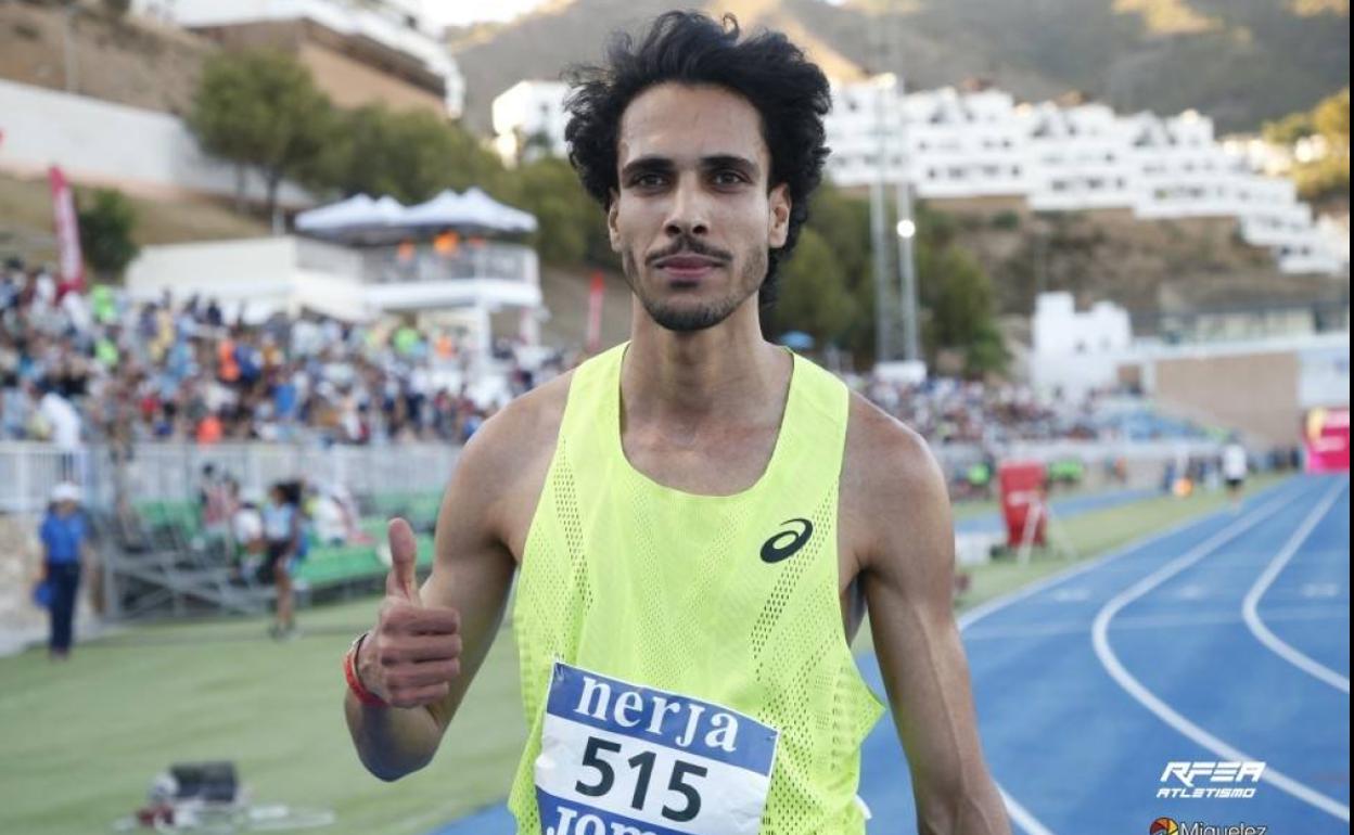 Mohamed Katir, en el Campeonato de España de Nerja, este fin de semana.