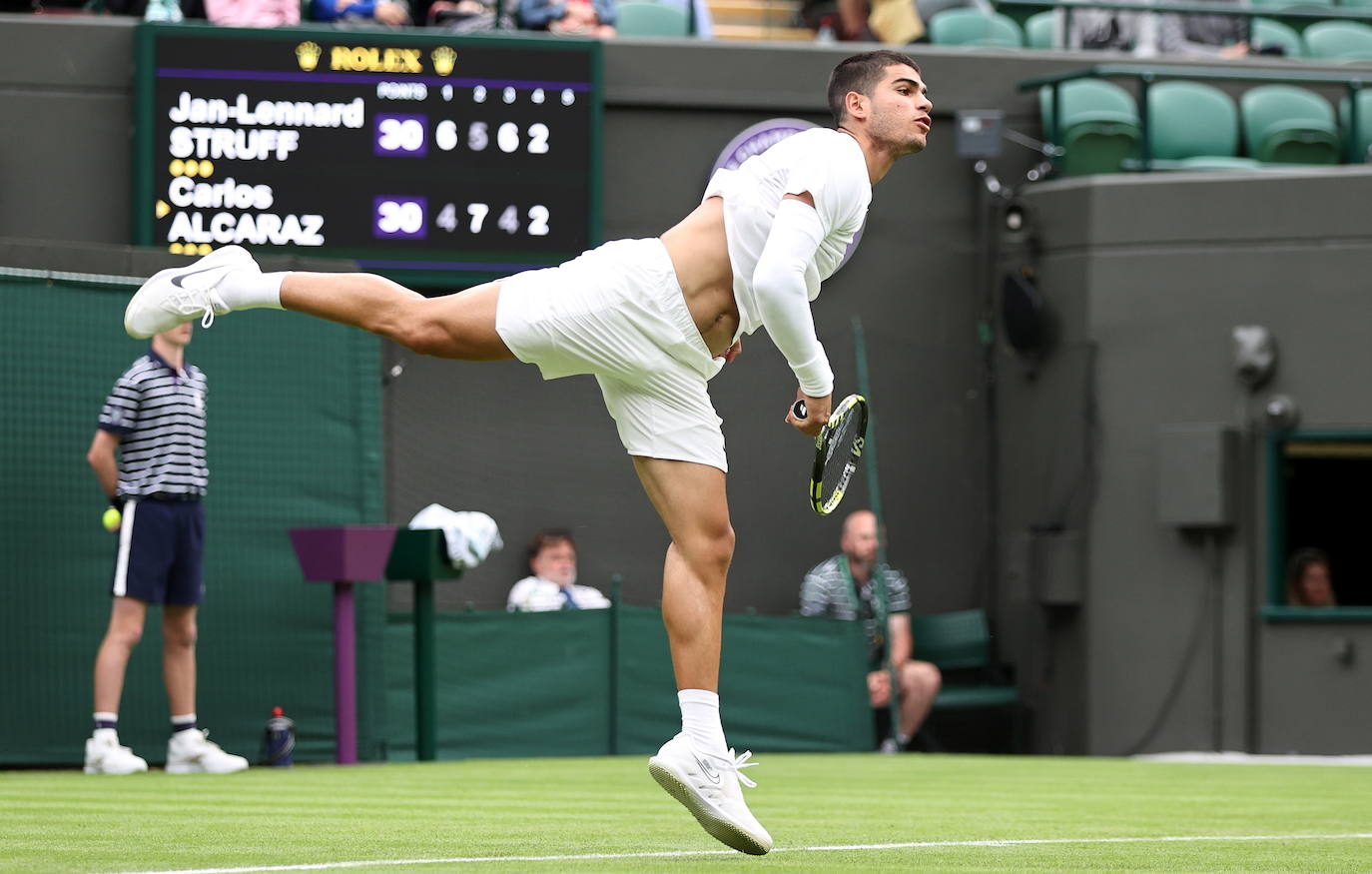 Fotos: La victoria de Carlos Alcaraz ante Struff, en imágenes