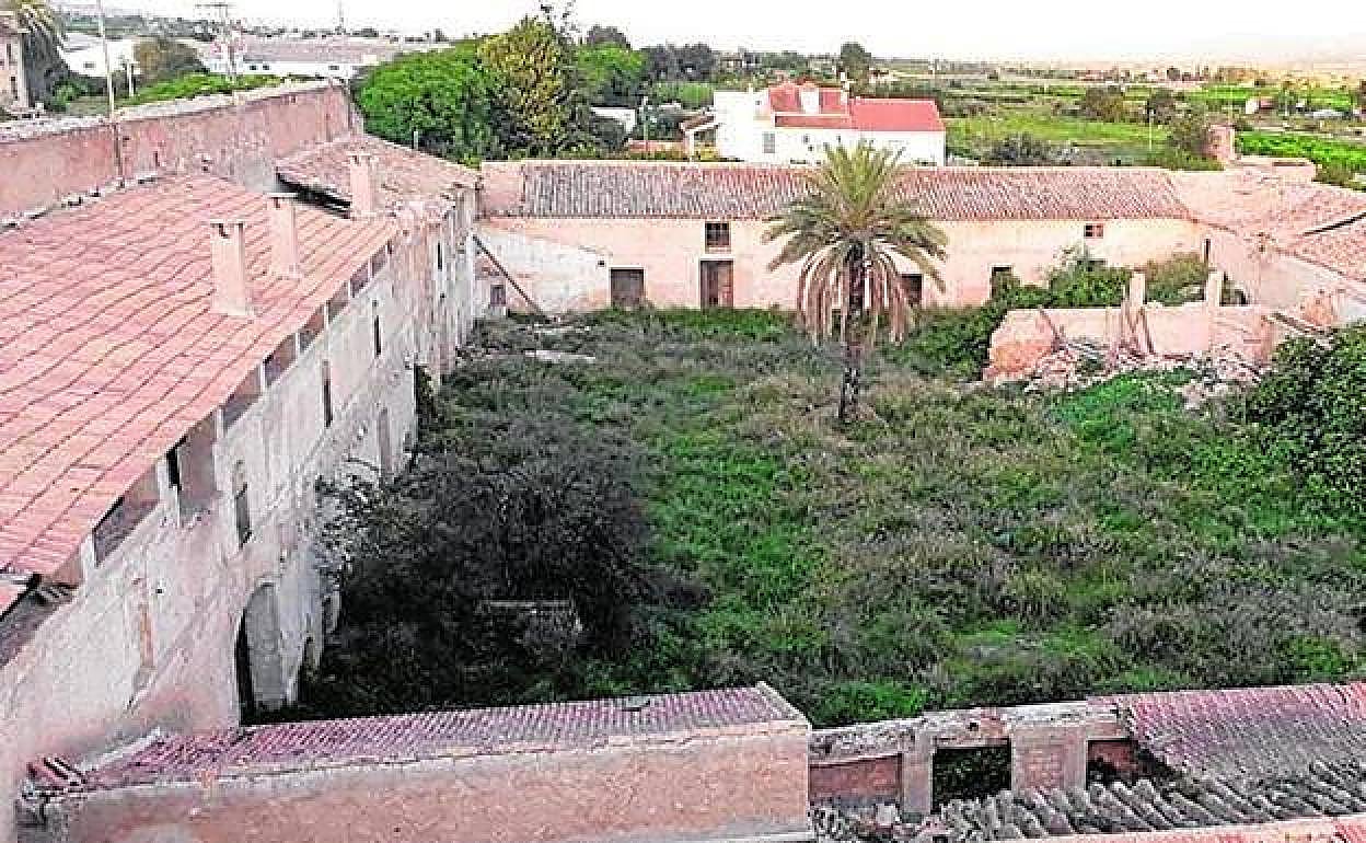 Patio interior del emblemático inmueble. 