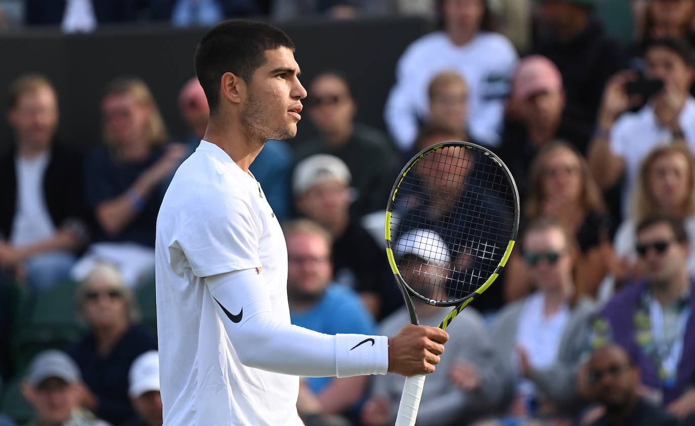 Fotos: Carlos Alcaraz vence a Griekspoor en Wimbledon