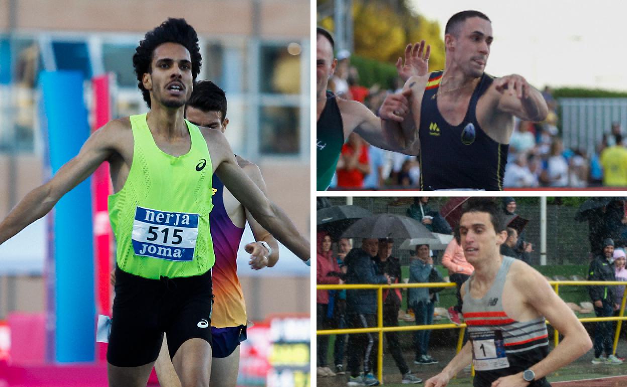 Mohamed Katir, el pasado sábado en Nerja. Mariano García. Sergio López. 