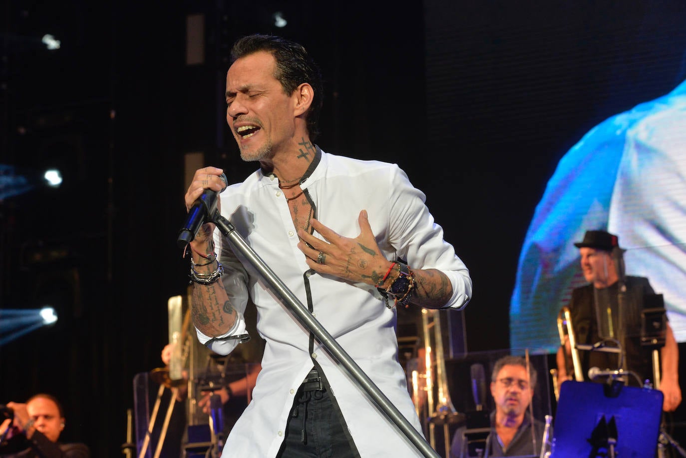 Fotos: El concierto de Marc Anthony en Murcia, en imágenes