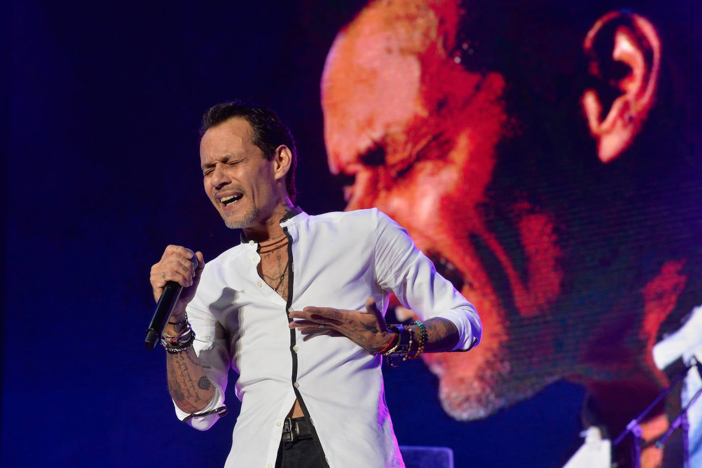 Fotos: El concierto de Marc Anthony en Murcia, en imágenes