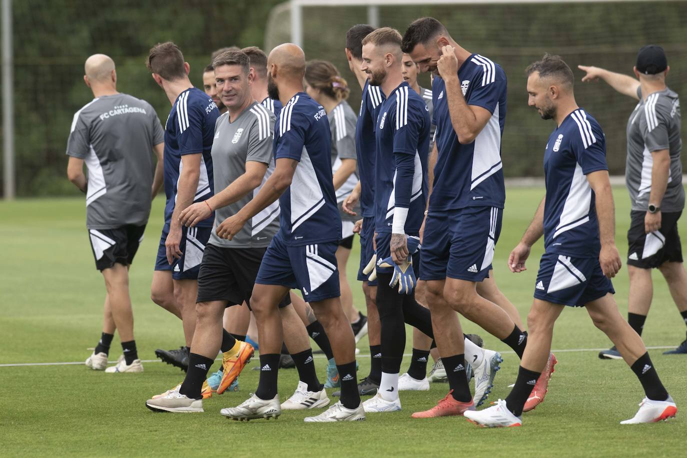 Fotos: Primer entrenamiento del FC Cartagena en La Manga Club