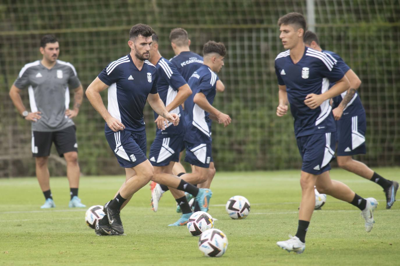 Fotos: Primer entrenamiento del FC Cartagena en La Manga Club
