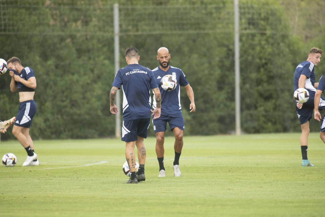 Fotos: Primer entrenamiento del FC Cartagena en La Manga Club