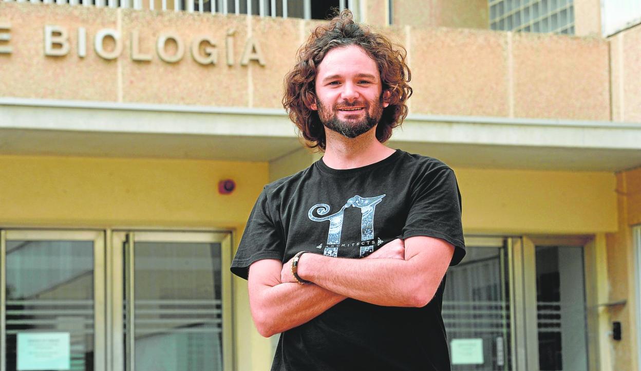 Jesús Vicente Martínez, investigador predoctoral de la Fundación Séneca en el Laboratorio de Cronobiología de la UMU. 
