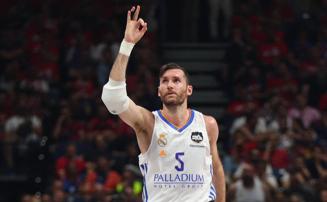 Rudy Fernández, durante un partido de la Euroliga. 